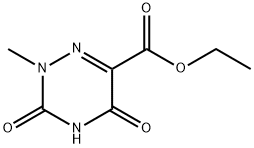 ethyl 2-methyl-3,5-dioxo-1,2,4-triazine-6-carboxylate Struktur