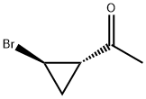 Ethanone, 1-(2-bromocyclopropyl)-, trans- (9CI) 化学構造式