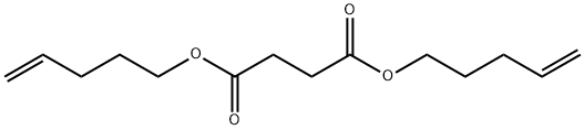 dipent-4-enyl butanedioate 结构式