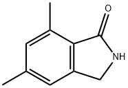 5,7-DIMETHYL-2,3-DIHYDRO-ISOINDOL-1-ONE Struktur