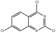 2,4,7-TRICHLOROQUINAZOLINE Structure