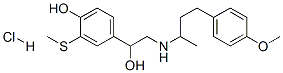 66264-96-8 4-hydroxy-alpha-[[[3-(4-methoxyphenyl)-1-methylpropyl]amino]methyl]-3-(methylthio)benzyl alcohol hydrochloride