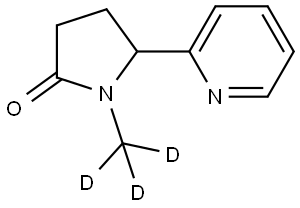 (+/-)-COTININE-D3 Struktur