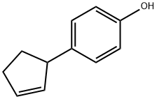 4-(环戊-2-烯-1-基)苯酚, 6627-84-5, 结构式