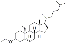 19-iodocholesterol 3-ethyl ether Struktur