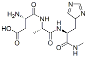 aspartyl-alanyl-histidine-N-methylamide Structure