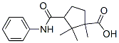 1,2,2-trimethyl-3-(phenylcarbamoyl)cyclopentane-1-carboxylic acid|