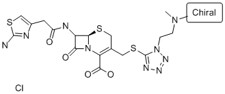 (6R-trans)-7-[2-(2-아미노티아졸-4-일)아세타미도]-3-[[[1-[2-(디메틸아미노)에틸]-1H-테트라졸-5-일]티오]메틸]-8-옥소-5-티아-1-아자바이사이클로[4.2.0]옥트-2-엔-2-카복실릭산 디하이드로클로라이드