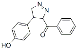 [4-(4-hydroxyphenyl)-4,5-dihydro-3H-pyrazol-3-yl]-phenyl-methanone 化学構造式