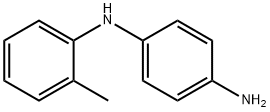 N1-(邻甲苯基)苯-1,4-二胺 结构式