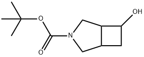 tert-butyl 6-hydroxy-3-azabicyclo[3.2.0]heptane-3-carboxylate Struktur