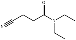 丙酰胺,3-氰基-N,N-二乙基 - (9CI 结构式