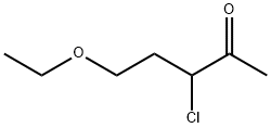 2-Pentanone,  3-chloro-5-ethoxy- Structure