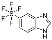 5-(Pentafluorothio)-1H-benzimidazole, 5-(Pentafluorosulphanyl)-1H-benzimidazole Structure