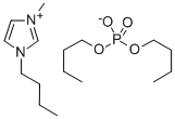 1-丁基-3-甲基咪唑磷酸二丁酯盐, 663199-28-8, 结构式