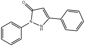 1,2-Dihydro-2,5-diphenyl-3H-pyrazol-3-one Struktur