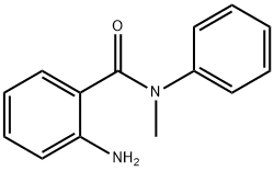 2-氨基-N-甲基-N-苯基-苯甲酰胺,6632-37-7,结构式