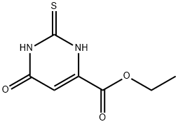 ethyl 6-oxo-2-sulfanylidene-3H-pyrimidine-4-carboxylate,6633-65-4,结构式