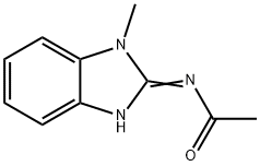 Acetamide, N-(1,3-dihydro-1-methyl-2H-benzimidazol-2-ylidene)- (9CI) Structure