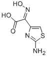 (Z)-2-(2-アミノチアゾール-4-イル)-2-(ヒドロキシイミノ)酢酸 化学構造式