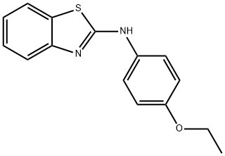 BENZOTHIAZOL-2-YL-(4-ETHOXY-PHENYL)-AMINE 化学構造式