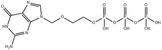 アシクロビルトリホスファート 化学構造式
