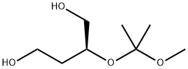 (S)-2-(1-METHOXY-1-METHYLETHOXY)-BUTANEDIOL Struktur