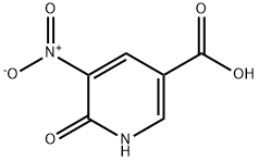 6-Hydroxy-5-nitronicotinic acid Struktur