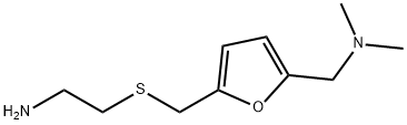 5-[[(2-Aminoethyl)thio]methyl]-N,N-dimethyl-2-furfurylamine Structure