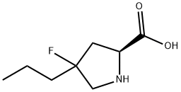 L-Proline, 4-fluoro-4-propyl- (9CI) Structure