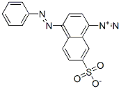 4-(phenylazo)-7-sulphonatonaphthalene-1-diazonium Struktur
