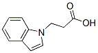 1H-indole-1-propionic acid ,6639-01-6,结构式