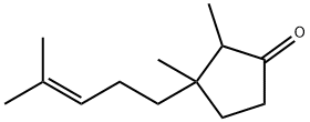 Cyclopentanone, 2,3-dimethyl-3-(4-methyl-3-pentenyl)- (9CI) 化学構造式