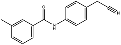 Benzamide, N-[4-(cyanomethyl)phenyl]-3-methyl- (9CI),663937-55-1,结构式