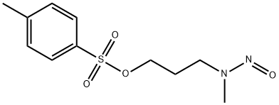 1-Propanol, 3-(methylnitrosoamino)-, 4-methylbenzenesulfonate (ester),66398-65-0,结构式