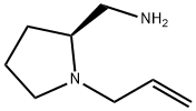 N-烯丙基-2-氨甲基吡咯烷, 66411-51-6, 结构式