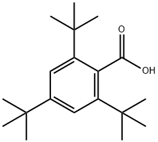 2,4,6-三叔丁基苯甲酸,66415-27-8,结构式