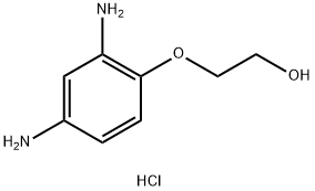 2-(2,4-Diaminophenoxy)ethanol dihydrochloride Struktur