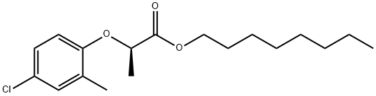 octyl (R)-2-(4-chloro-2-methylphenoxy)propionate           Struktur