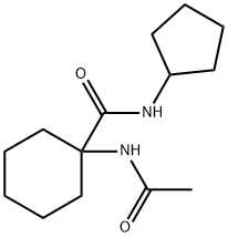 사이클로헥산카복사미드,1-(아세틸아미노)-N-사이클로펜틸-(9CI)