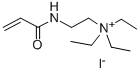 N-(2-ACRYLAMIDOETHYL)TRIETHYLAMMONIUMIOD IDE Struktur