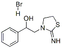2-imino-alpha-phenylthiazolidin-3-ethanol monohydrobromide Structure