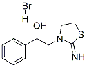 2-イミノ-α-フェニル-3-チアゾリジンエタノール・臭化水素酸塩 化学構造式