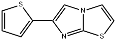 6-(噻吩-2-基)咪唑并[2,1-B]噻唑,6649-72-5,结构式
