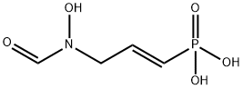 [(E)-3-(Formylhydroxyamino)-1-propenyl]phosphonic acid Structure