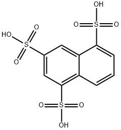 1,3,5-萘三磺酸, 6654-64-4, 结构式