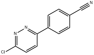 3-CHLORO-6-(4-CYANOPHENYL)PYRIDAZINE Struktur