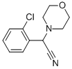 モルホリノ(3-クロロフェニル)アセトニトリル 化学構造式