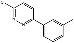 3-氯-6-(间甲苯基)哒嗪 结构式
