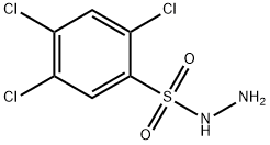 苯磺酸,2,4,5-三氯-,肼,6655-72-7,结构式